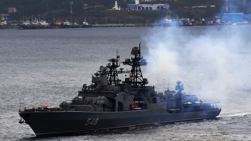 Фото - Корабль «Адмирал Пантелеев» уничтожил подлодку условного противника